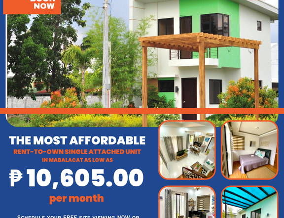THE MOST AFFORDABLE Rent-To-Own SINGLE-ATTACHED UNIT in Mabalacat City