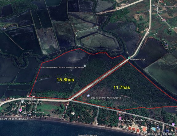 LOT FOR SALE - Total of 27 Hectares @ 1,600 per sqm.