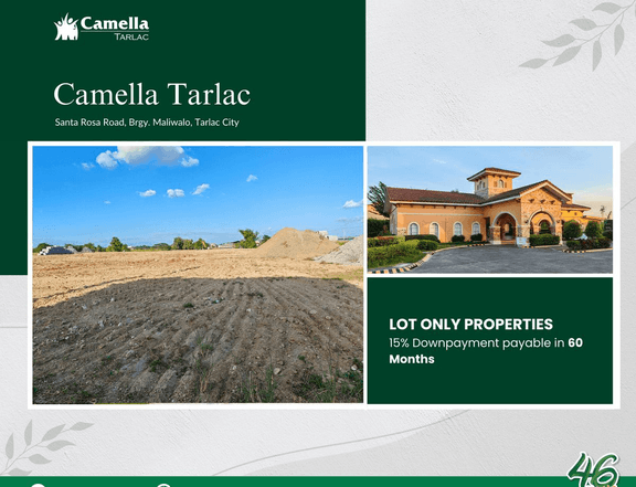 Residential Lot for Sale in Camella Tarlac | 77sqm Lot Only