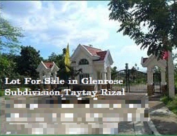 I'm selling titled residential lot in Glenrose Subdivision,Taytay Rizal 09759663299