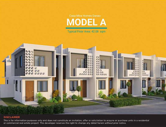 Pre-selling 2-bedroom Townhouse For Sale thru Pag-IBIG in Danao Cebu