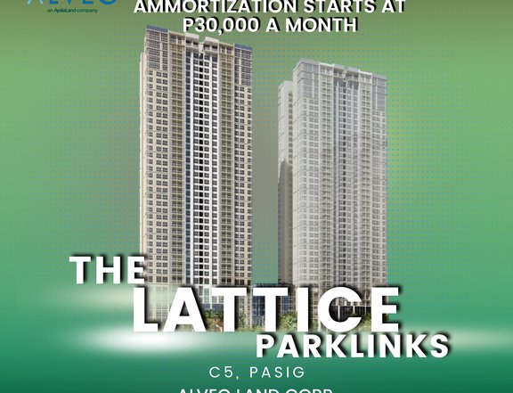 2 BR in The Lattice at Parklinks | Alveo Land | Pre-selling Condo