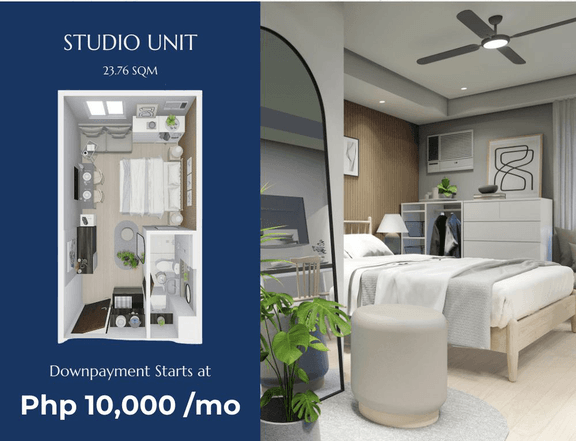 23.76 sqm Studio Condo For Sale in Caloocan Metro Manila