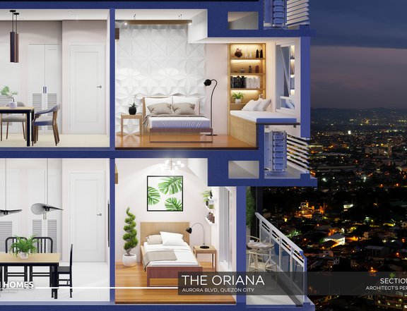 70 sqm 2 BEDROOM UNIT THE ORIANA BY DMCI HOMES