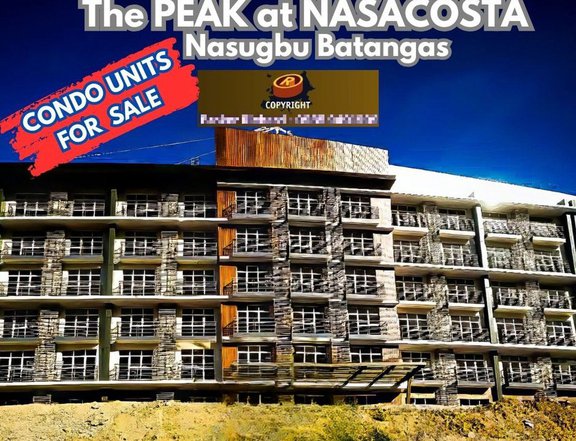 37.28 sqm Studio Condo For Sale in The Peak at Nasacosta  Nasugbu