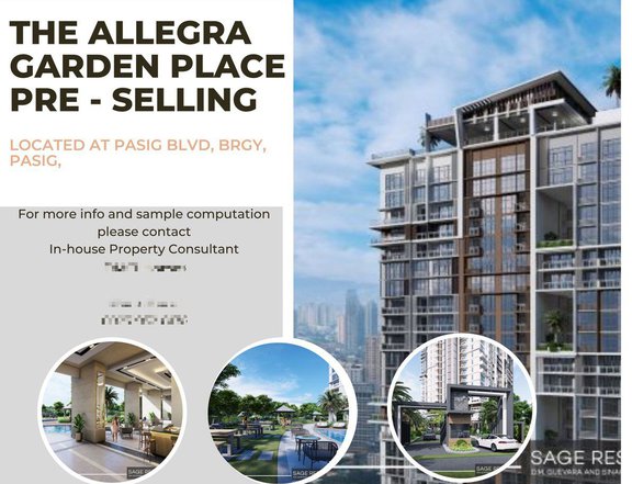 Allegra Garden Residences located at Pasig City