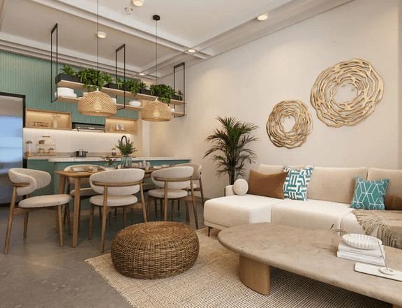 PRE-SELLING Beach Front 60.68 sqm 1BR Residential Condo For Sale in Terrazas De Punta Fuego Batangas
