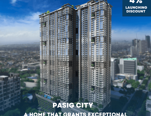 Studio Unit Pre-selling Condominium in Pasig Metro Manila