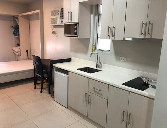 Fully Furnished Studio Unit for Rent in Columns Legaspi Condo. Near Greenbelt Mall