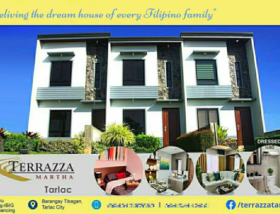 PRE-SELLING TOWNHOUSE FOR SALE IN TARLAC CITY THRU PAG-IBIG FINANCING