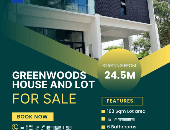 FOR SALE!!! Brand New House and Lot 6-bedroom in Greenwoods Executive Village Cainta Manila