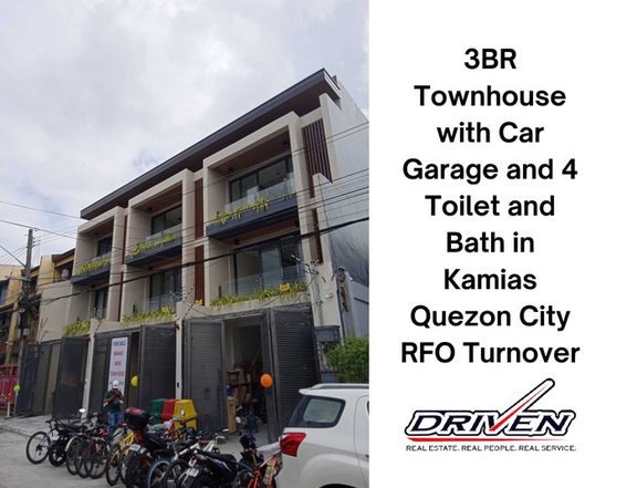 3BR Townhouse for Sale with Car Garage Quezon City