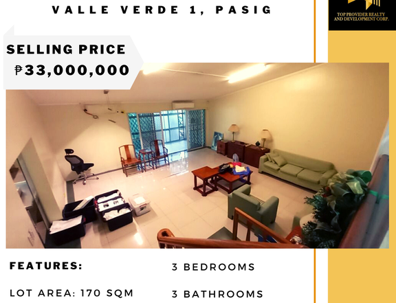 Newly Renovated Spacious Townhouse For Sale in Pasig Valle Verde
