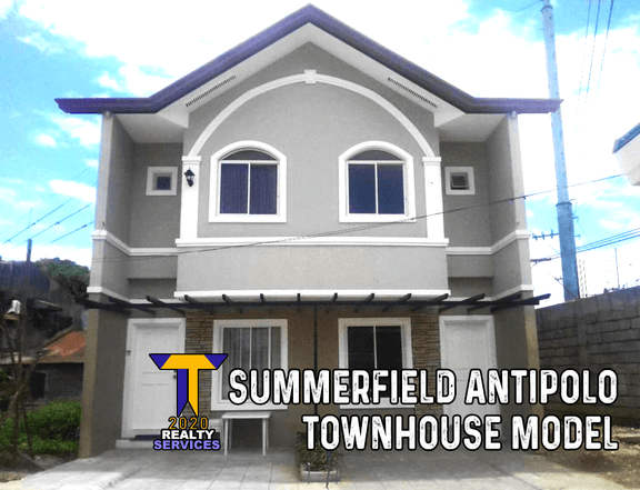 90 sqm Usable Area Townhouse in Summerfield Antipolo nr Supermarket