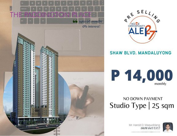 Lifetime Perpetual Ownership in Mandaluyong 13K Monthly Studio Type