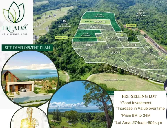 Lot for sale in Tagaytay Highlands