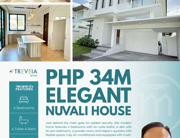 Elegant House with 4 Beds & Bath in Nuvali