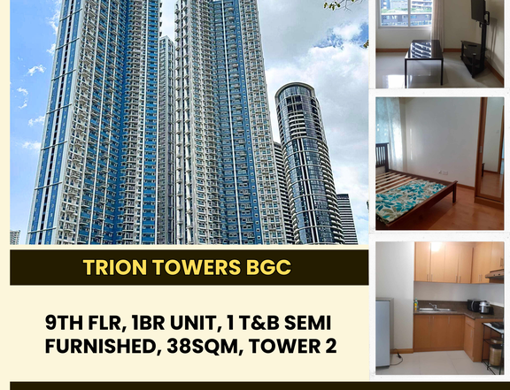 Trion Towers 2 1BR Condominium For Sale in Bonifacio Global City Taguig