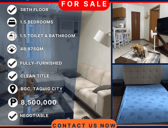 RFO 48.97 sqm 1-bedroom Condo For Sale