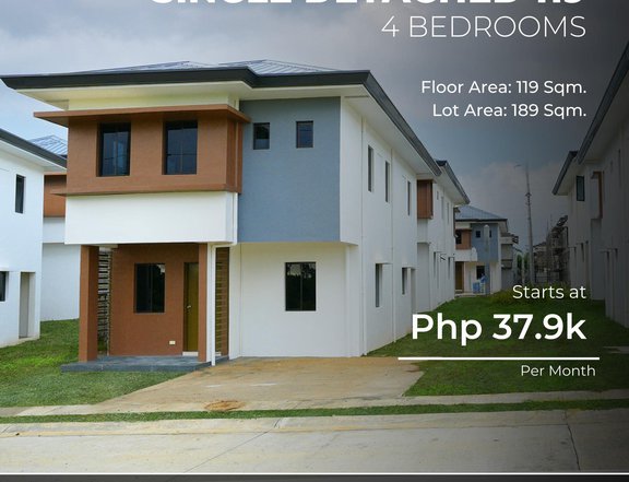 Single Detached 4 Bedrooms with 189sqm Lot Area