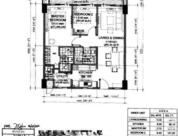 : 2-Bedroom 100sqm Condo in Oak Harbor Residences - Paranaque near Okada Manila