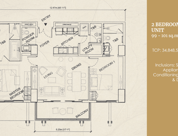 For Sale - 2-bedroom Condo in Mactan Cebu - Aruga Resort & Residences by Rockwell