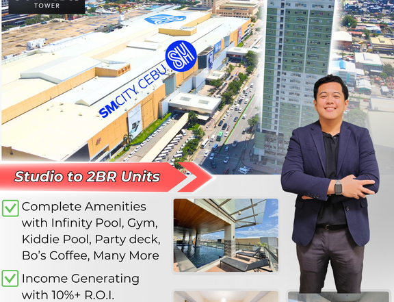 44.00 sqm 2-bedroom Condo For Sale in Cebu City Cebu
