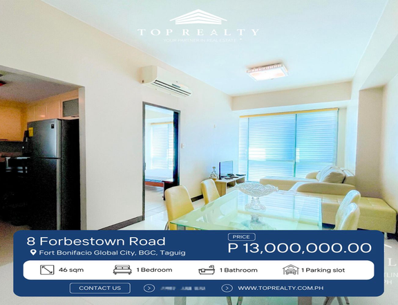 For Sale: 1BR Condo in BGC, Taguig at 8 Eight Forbestown Road