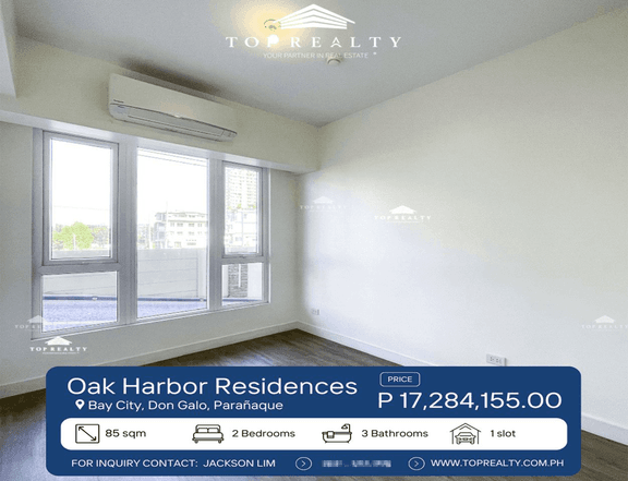 For Sale: 85 sqm Condo in Oak Harbor Residences at Paranaque City