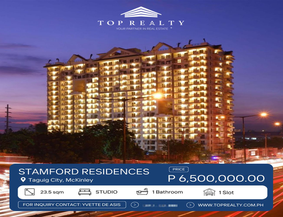 Fully-furnished Studio Condo for Sale in Stamford Residences