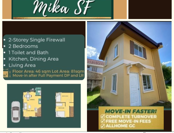 2-bedroom Single Attached House For Sale in Mexico Pampanga