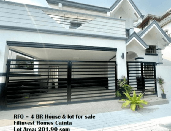 4 Bedroom single  detached house and lot for sale in Cainta Rizal