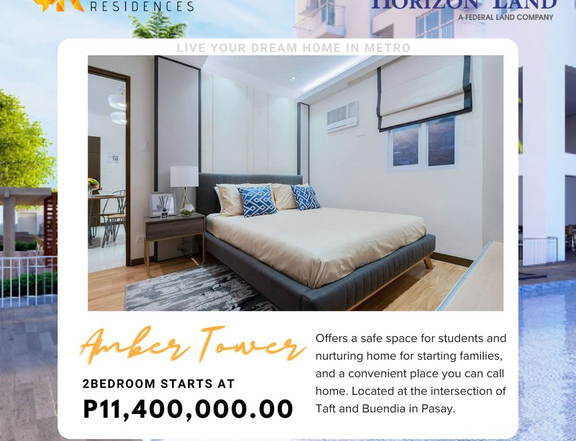 2-Bedroom 49.50 SQM Condo for Sale in Buendia Taft Pasay