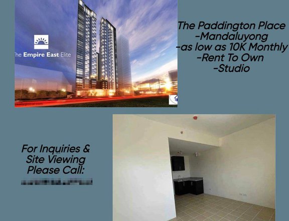 Affordable Condo in Mandaluyong as low as 10K Monthly Rent To Own