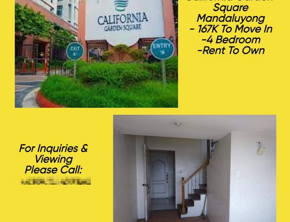 115.00 sqm 4-bedroom Condo For Sale in Mandaluyong 165K To Move in