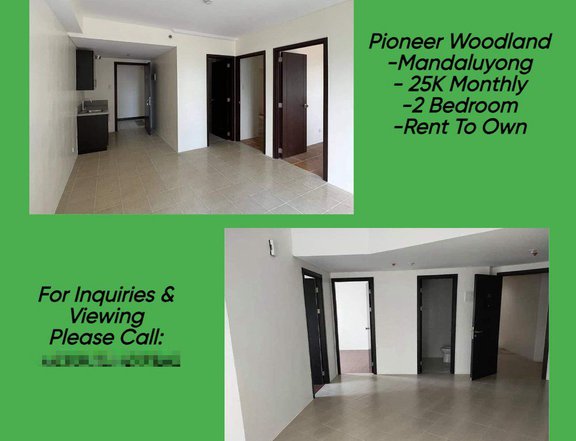 30.00 sqm 2-bedroom Condo For Sale in Pioneer Mandaluyong Metro Manila
