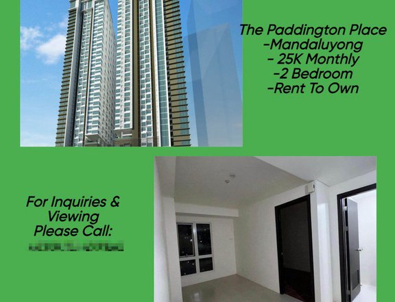 54.00 sqm 2-bedroom Condo For Sale in Mandaluyong Metro Manila