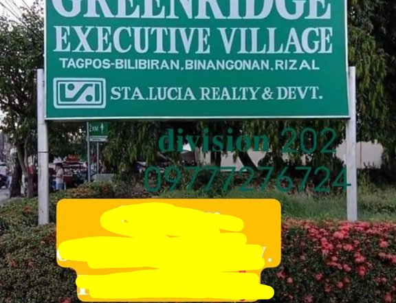 Green Ridge Binangonan Residential Lot Rush sale below value