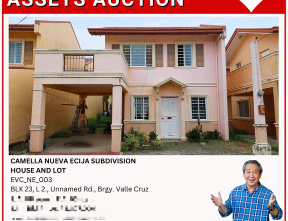 CAMELLA NUEVA ECIJA SUBDIVISION  HOUSE AND LOT