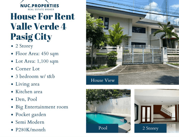 House For Rent 2 Storey  Valle Verde 4  Pasig City