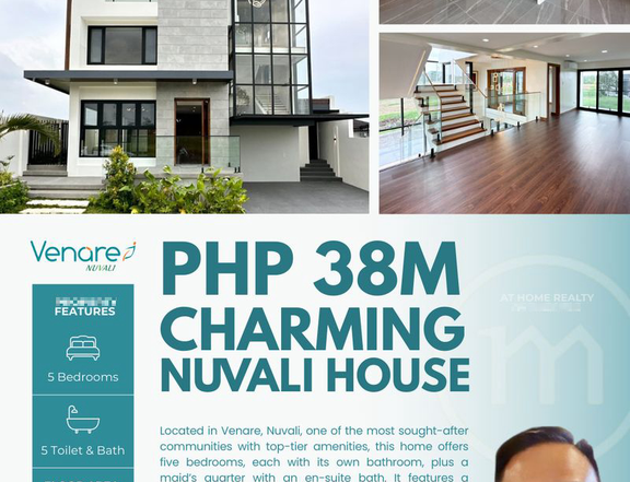 Charming House with 5 Beds & 5 Baths in Nuvali
