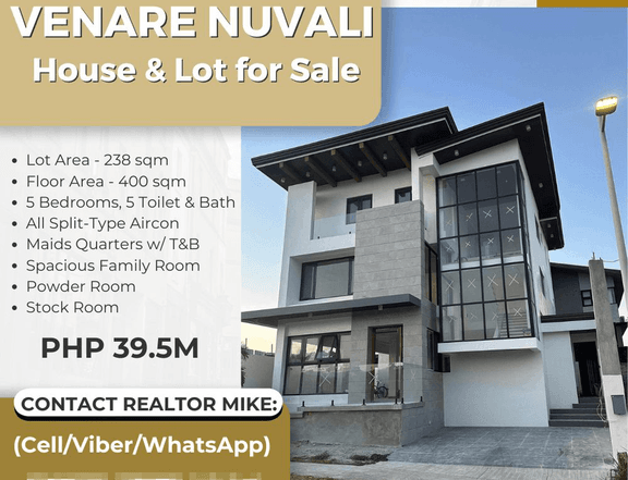 5-Bedroom Venare NUVALI House and Lot for Sale