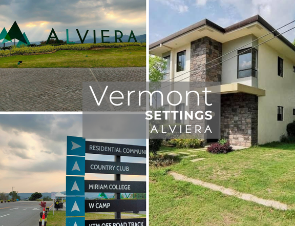 House and Lot for Sale in Pampanga Alviera Vermont Setting