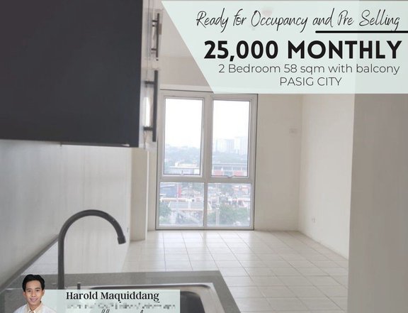 Condo RFO 1-BR 31.36 sqm with balcony 200K DP to move in