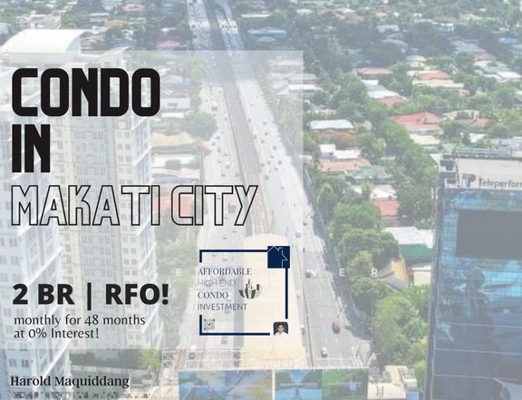 Affordable Condo in Makati 30,000 monthly 2-BR 38 sqm Pet Friendly