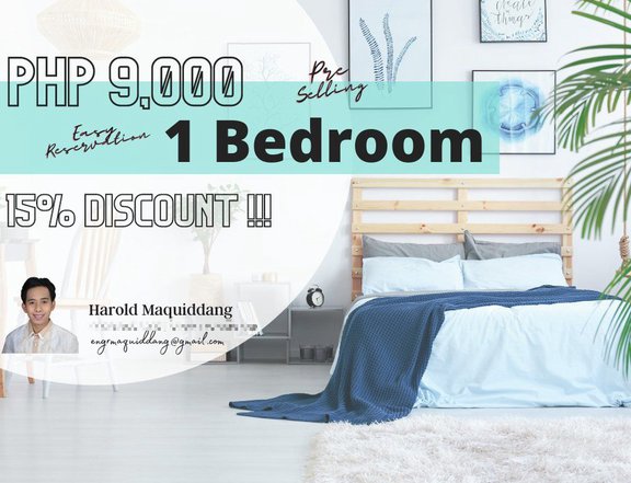 Pre-selling Condo for Sale in Pasig 30 sqm 1-Bedroom