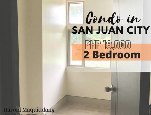 Condo in San Juan 18,000 monthly for 2-BR 30 sqm Flat Type Rent to Own