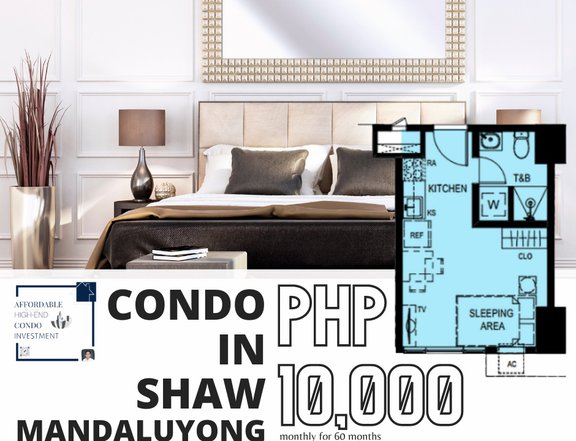 Condo for Sale in Shaw Mandaluyong 10,000 monthly Studio 24 sqm NO DP
