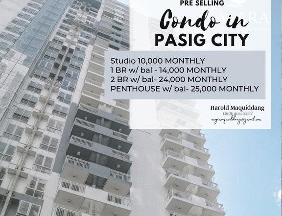 10,000 monthly 1-Bedroom in Kasara, Pasig along C5 | Turnover 2025