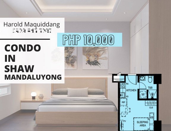 Luxury Pre Selling Condo in Mandaluyong P10,000 month Studio Megamall